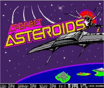 Cabaret Asteroids screen shot title